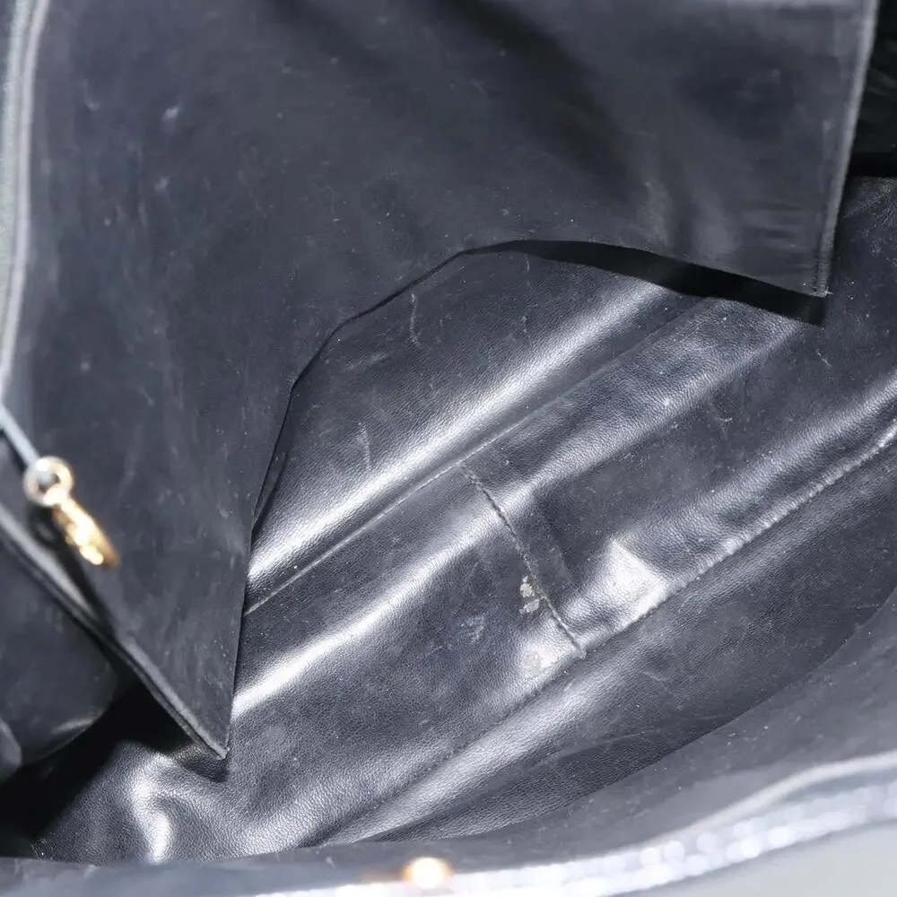 Chanel Caviar CC Logo Tote Black